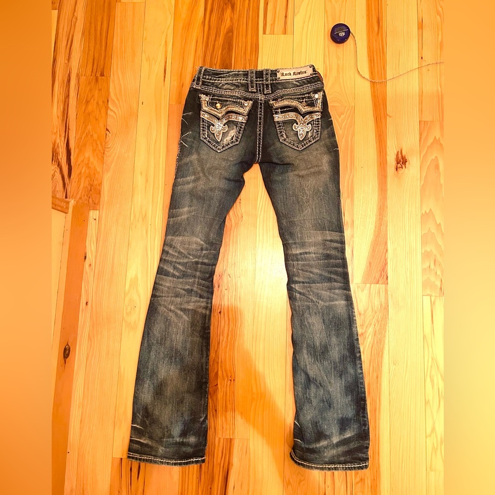 Rock Revival Women's Dark Blue Boot Cut Jeans